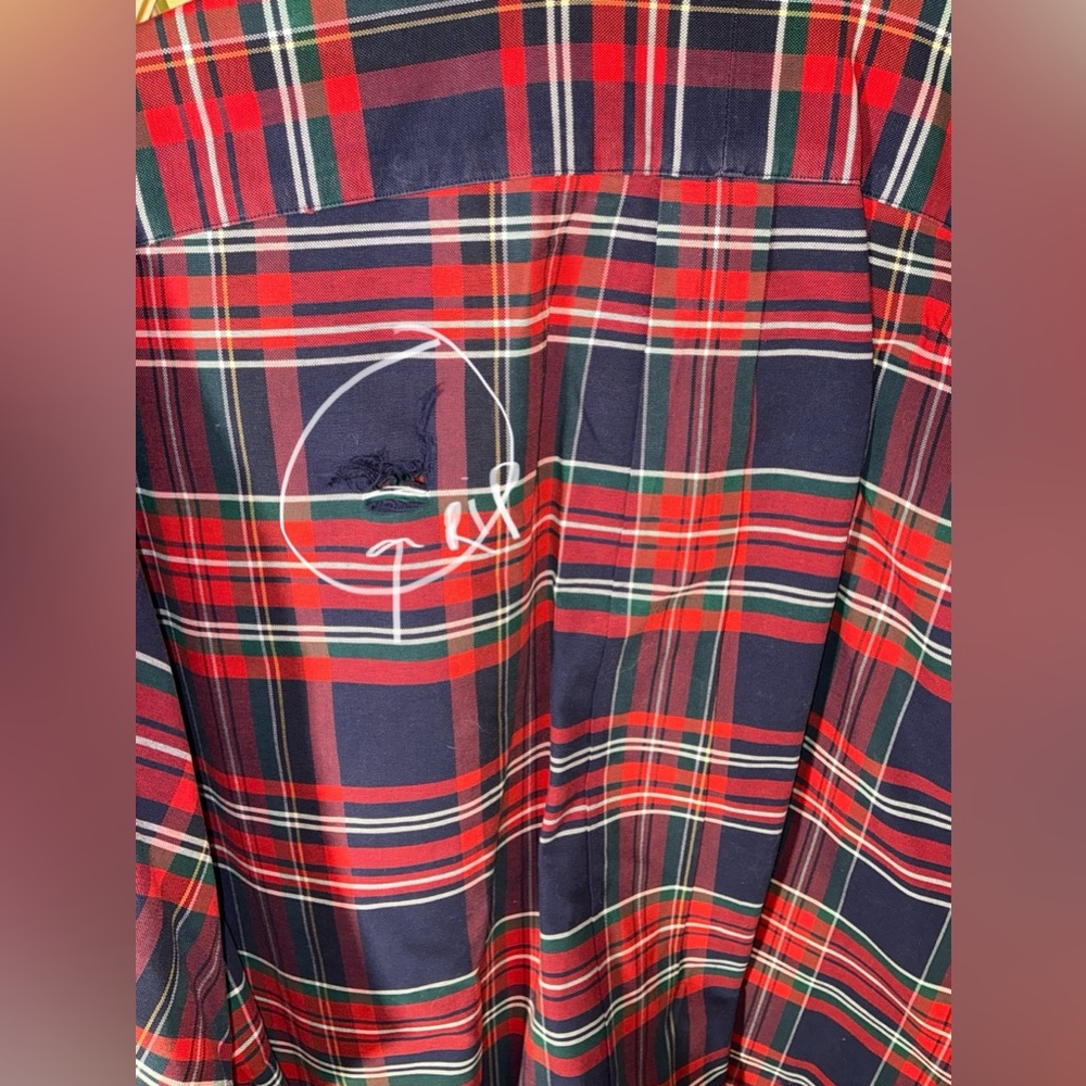 Ralph Lauren Men’s Big Shirt Plaid Size L - Picture 4 of 6